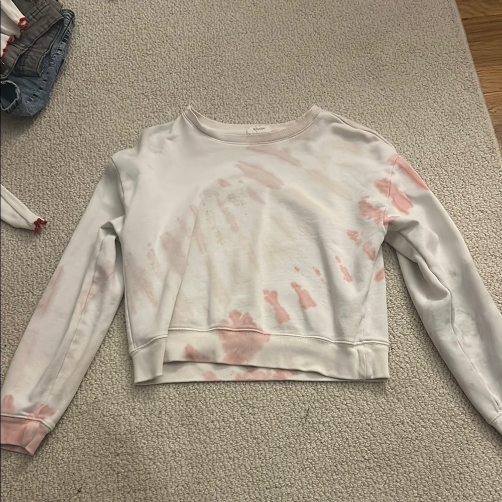 Tie-Dye Cropped Sweatshirt